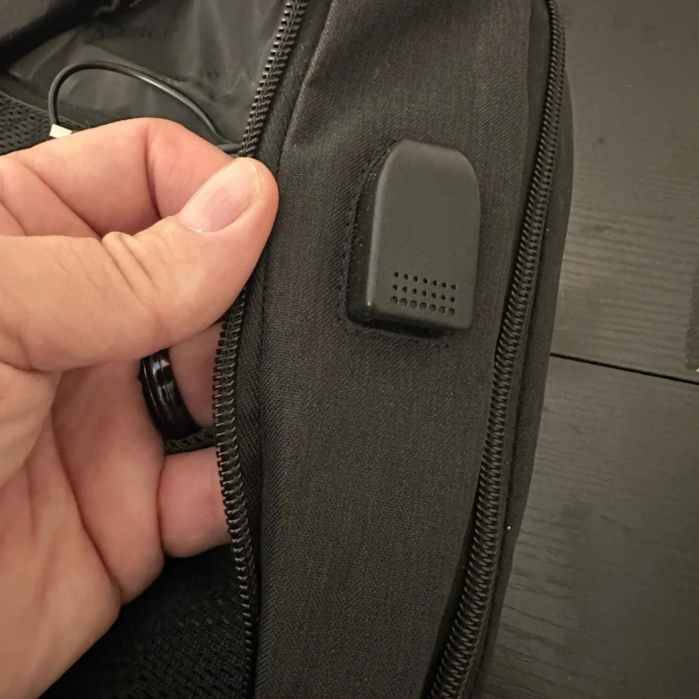 Matein Adult Black Travel Laptop Backpack